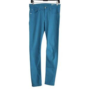 Rag & Bone Skinny Jeans Womens Size 29 Teal Blue Skinny‎ Stretch